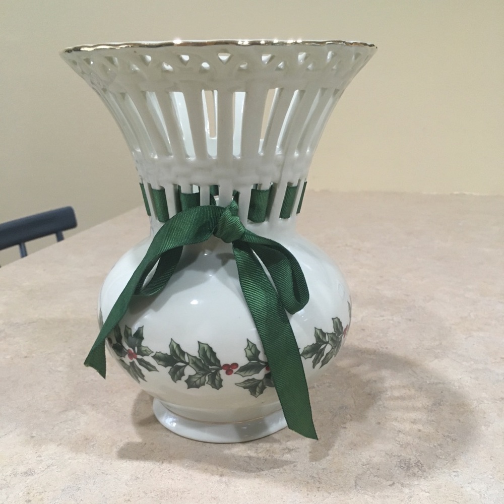 Formalities by Baum Bros. Holly Collection Vase